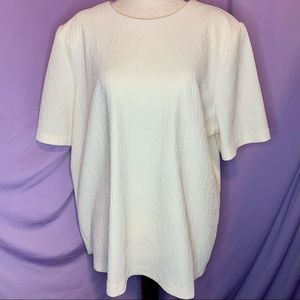 Vintage White Blouse With Should Pads